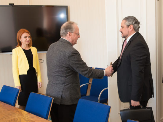 Kohtumine Moldova välisministri Andrei Galburiga